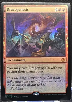 Dracogenesis #105 Tarkir: Dragonstorm Foil Mythic - Image 1