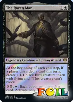 The Raven Man 0103 MTG Dominaria United Rare NP Foil - Image 1
