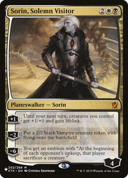 Sorin, Solemn Visitor #202 | Near Mint | The List Magic MTG - Image 1