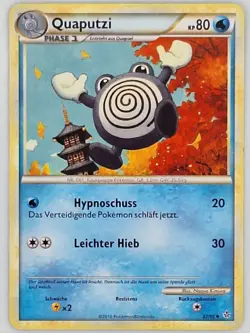 Poliwhirl 37/95 Pokemon - German HGSS Unleashed MP - Image 1