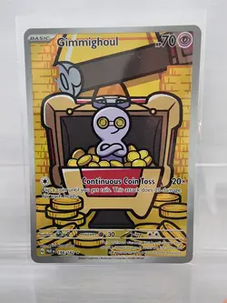 Gimmighoul 198/182 (Illustration Rare) Paradox Rift Near Mint Pokemon TCG - Image 1