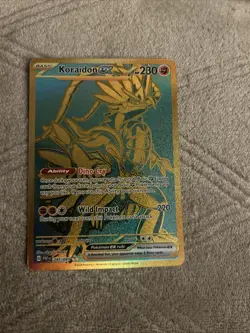 Pokemon TCG Koraidon ex Scarlet & Violet: Paldean Fates 245/091 Holo Hyper Rare - Image 1