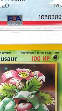 Pokemon Venusaur Holo 2000 Black Star Promo card #13 PSA 9 Wizards of the Coast - Image 2