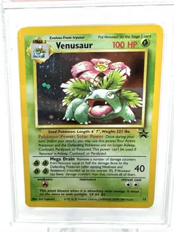 Pokemon Venusaur Holo 2000 Black Star Promo card #13 PSA 9 Wizards of the Coast - Image 3