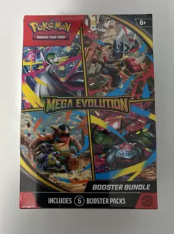 Pokemon TCG Mega Evolution Booster Bundle With 6 Booster Pack Brand New - Image 2