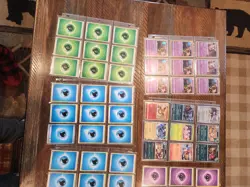 LOT OF POKEMON' CARDS 300+, UNSEARCHED IN SLEEVES &books,coins, random card - Image 2