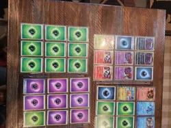 LOT OF POKEMON' CARDS 300+, UNSEARCHED IN SLEEVES &books,coins, random card - Image 5