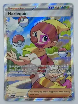 Pokemon Harlequin 163/086 Full Art Ultra Rare White Flare NM/M - Image 1