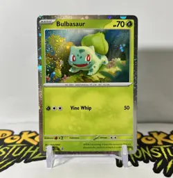 Pokemon Bulbasaur 046 Scarlet & Violet Cosmos Holo Black Star Promo NM Condition - Image 1