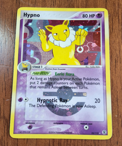 Pokemon TCG Hypno EX FireRed LeafGreen 25/112 holo rare 2004 NM - Image 1