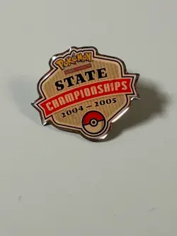 RARE Pokemon TCG: State Championships Pin Badge Metal Enamel 2004 - 2005 - Image 1