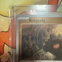 Rolycoly 093/162SV05: Temporal Forces Reverse Holo Pokemon TCG **MISCUT** RARE - Image 5