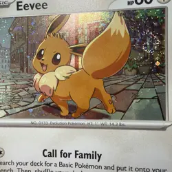 Pokemon Destined Rivals - Eevee SVP 200 Checklane Blister Promo ( With Swirl) - Image 2