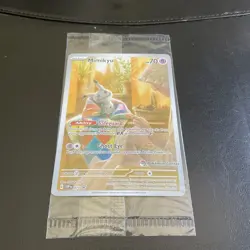 Pokemon TCG Mimikyu SVP 075 Paldean Fates Full Art Holo Black Star Promo Sealed - Image 1