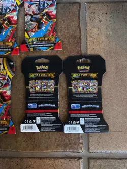 2025 Pokemon Mega Evolution Sleeved Booster Packs Lot Of 7 NEW RELEASE - Image 2