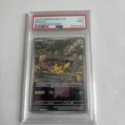 Pokemon Pikachu 173/165 Scarlet & Violet 151 IR ENG PSA 9 Mint - Image 1