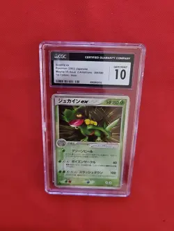GEM MINT Pokemon: Sceptile ex 1st Edition #006/080 Holo Team Magma vs Aqua 2003 - Image 4