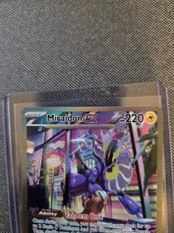 Pokemon SCARLET & VIOLET MIRAIDON ex 244/198 ALT ART Illustration Rare 004💎NM💎 - Image 2