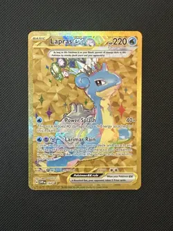 Lapras ex SVP 164 Scarlet & Violet Hyper Rare Black Star Promo Pokemon TCG NM/M - Image 1