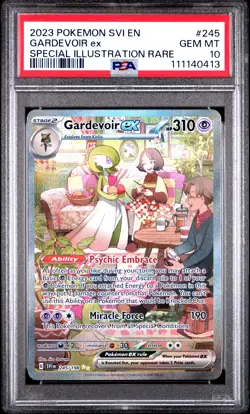2023 POKEMON SVI EN-SCARLET & VIOLET #245 GARDEVOIR EX PSA 10 - Image 1