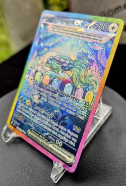 Pokemon Karte Terapagos EX 170/142 Deutsch Boosterfrisch Near Mint Stellarkrone - Image 3