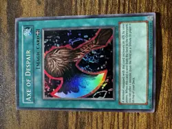 Yu-Gi-Oh! TCG Axe of Despair Magic Ruler MRL-002 Unlimited Ultra Rare - Image 1