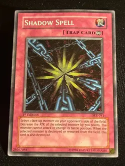 Yu-Gi-Oh! Shadow Spell SKE-041 1st Edition Super Rare - Image 1