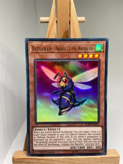 Battlewasp - Arbalest The Rapidfire - Ultra Rare 1st Ed. BLHR-EN035 NM YuGiOh - Image 1
