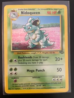 Nidoqueen 07/64 Jungle Holo Pokemon Card, Excellent Condition, Ungraded - Image 1
