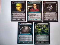 Star Trek ccg 5 M/NM What you Leave behind cards -> U.S.S. Reliant, Borg Queen - Image 1