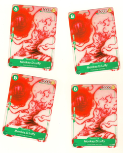 Set Of 4 Monkey.D.Luffy P-061 Uta Deck Promo One Piece Trading Card - Image 1