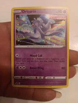 Oricorio SWSH210 SWSH: Sword & Shield Promo Cards Holo High Definition Swirl - Image 2