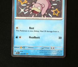 Pokemon Card TCG - Slowpoke 116/091 - Paldean Fates - Baby Shiny Rare - NM ⭐ - Image 3