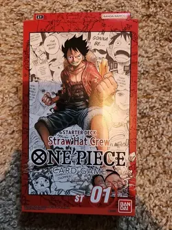 One Piece Card Game: Starter Deck ST-01 Straw Hat Crew - English - Sealed NEW - Image 1