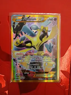 Pokemon TCG Alakazam EX Holo Ultra Rare 2016, 125/124 Card - Image 1