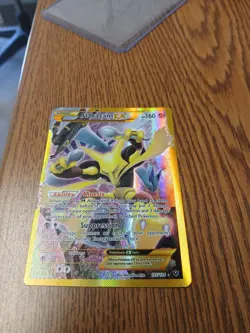 Pokemon TCG Alakazam EX Holo Ultra Rare 2016, 125/124 Card - Image 3