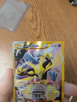 Pokemon TCG Alakazam EX Holo Ultra Rare 2016, 125/124 Card - Image 5