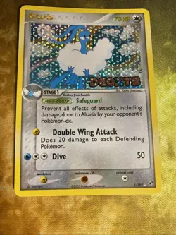 Altaria EX Deoxys 1/107 Reverse Holo Rare Stamped Pokemon Card 2005. LP+ - Image 3