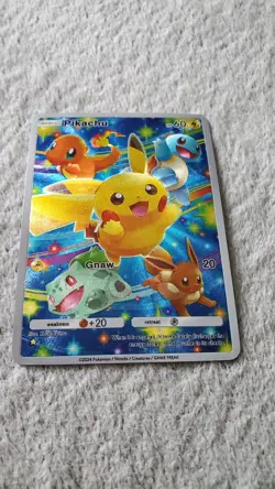ART CARD ~ Pokemon Pocket TCG Pikachu Starter Illustration Immersive TEXTURED ~ - Image 3