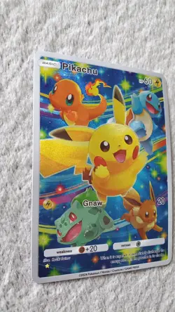 ART CARD ~ Pokemon Pocket TCG Pikachu Starter Illustration Immersive TEXTURED ~ - Image 4