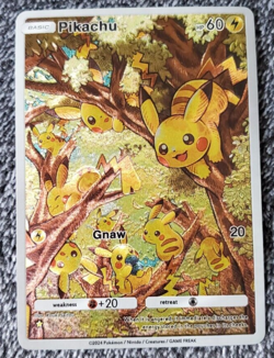 ART CARD ~ Pokemon Pocket TCG Pikachu Multi Illustration Immersive Textured ~ - Image 1