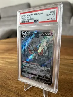 PSA 10 Zacian V VSTAR Universe 225/172 SAR Japanese 2022 Pokemon Trading Card - Image 1