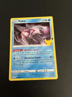 Pokemon TCG Palkia Scarlet Violet Celebrations 004/025 Holo Rare Trading Card - Image 1