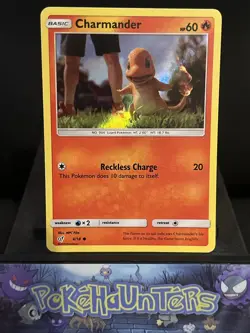 Pokemon Card Charmander 4/18 Common Holo Detective Pikachu LP - Image 1