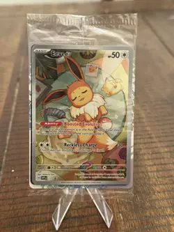 Sealed Pokemon Eevee 173 Prismatic Evolutions SV Scarlet Violet SUPER MINT CARD - Image 1
