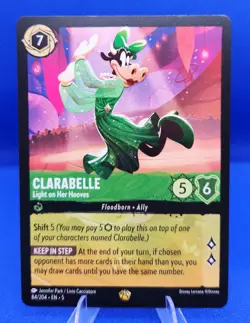 Clarabelle Light On Her Hooves Shimmering Skies Regular Lorcana Card 84/204 - Image 1
