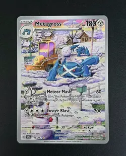 Pokemon Metagross 178/162 Temporal Forces Illustration Rare Card - Image 1