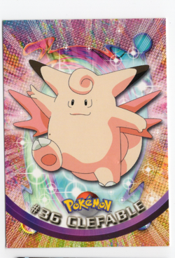 Clefable #36 Topps TV Animation Edition Pokemon Card - Image 1