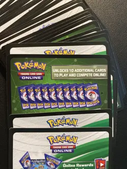 Pokemon TCG Online Card Codes Random Packs Sun Moon - SV - SWSH (Lot of 50) - Image 3