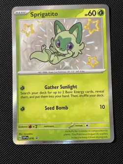 Sprigatito 076 Sv: Scarlet & Violet Promo Cards Holo - Image 1